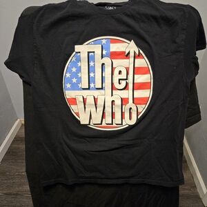 Black The Who Graphic T-Shirt